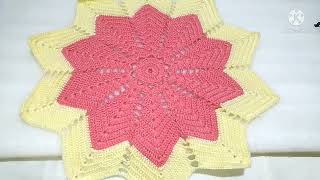 Thalposh Crochet Rumal Design Beautiful Crosia Thalposhcrochet Diy Table Mat Making At Home