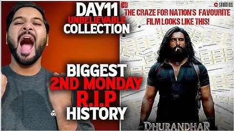 Dhurandhar Day 11 Shocking Box Office Collection | Dhurandhar Day 10 Box Office Collection India