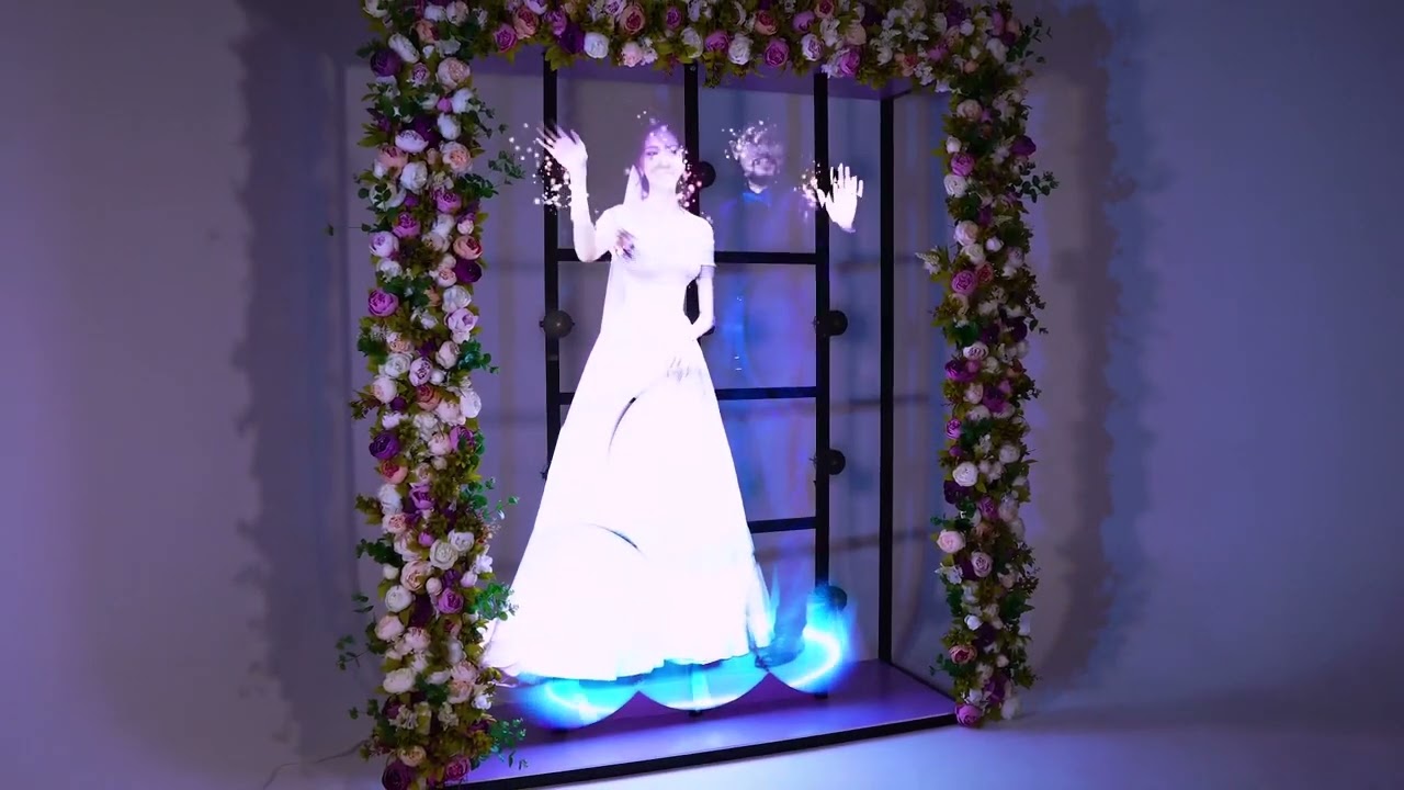 Голографический стенд для свадеб 🥰 - YouTube