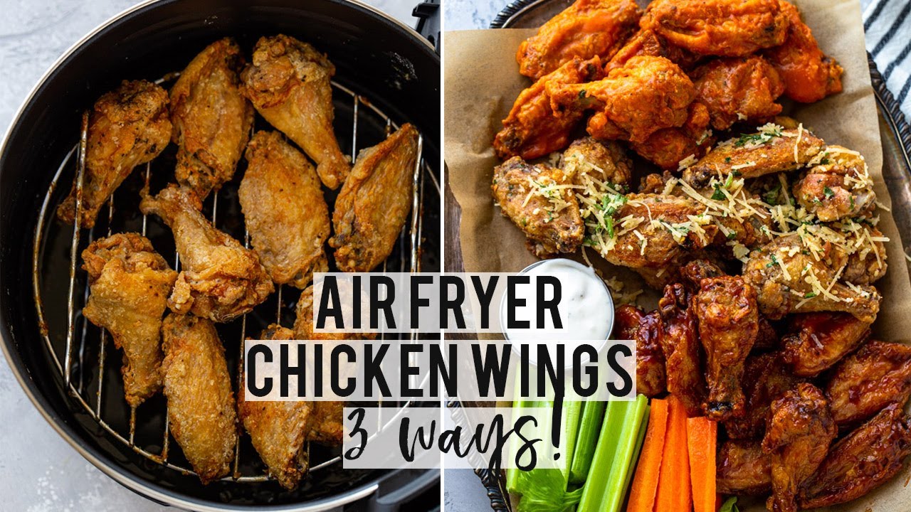 Crispy Air Fryer Wings  Baking Powder Secret - The Spicy Apron