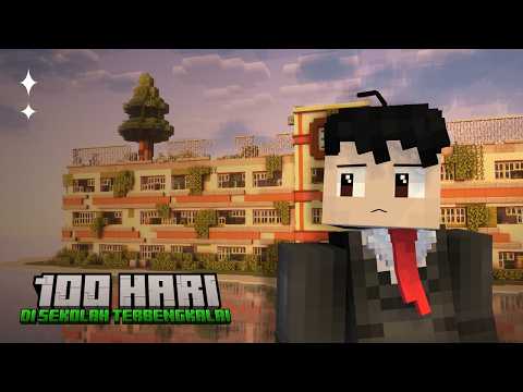 100 Days in an Abandoned School in Minecraft