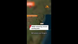 Nsw Rocked By Record Earthquake