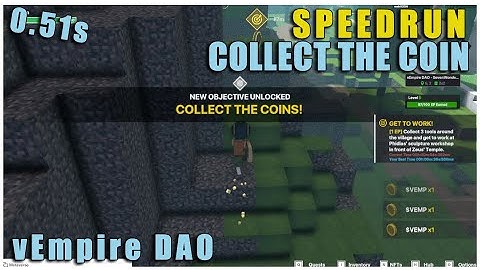 Speedrun vEmpire DAO - COLLECT THE COIN in 0.51s | The Sandbox Alpha Season 3
