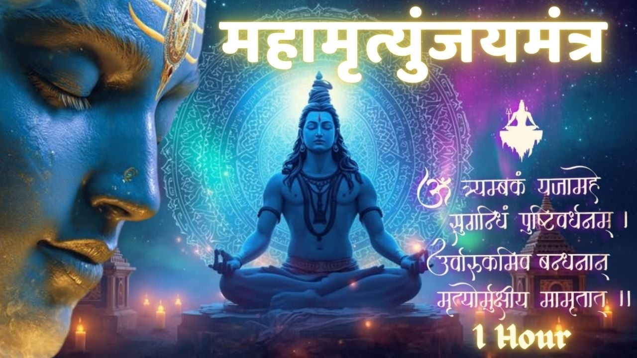 Mahamrityunjaya Mantra 1 Hour |  Powerful Lord Shiva Mantra | Remove Fear & Negative Energy