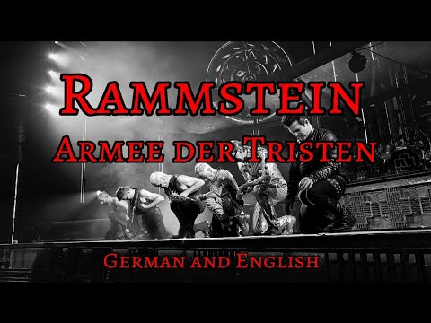 Rammstein - Armee der Tristen - English and German lyrics