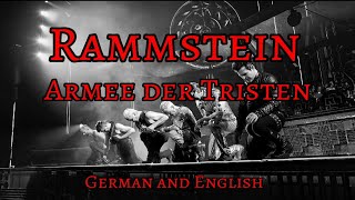 Rammstein - Armee der Tristen - English and German lyrics