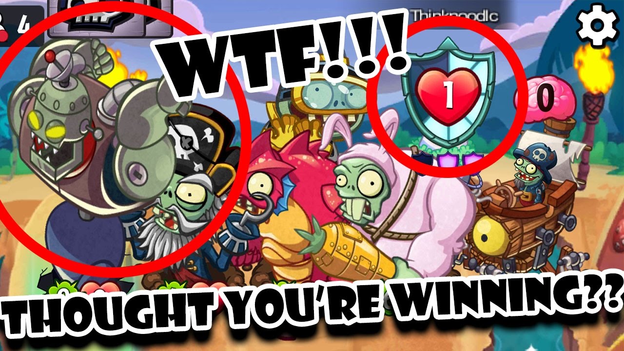 When Winning Gone Wrong - Captain Hack vs Friends - Plants vs Zombies ...