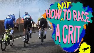 How NOT To Race A Crit (But Help Your Teammate WIN)