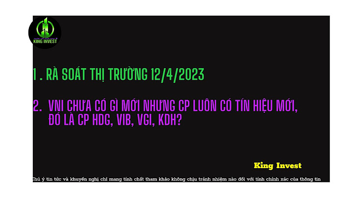 Vií dụ rà soát đánh giá thị trường