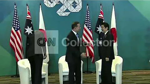 AUSTRALIA: G20 OBAMA ABBOTT ABE TRILATERAL