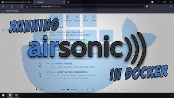 Running AirSonic in Docker