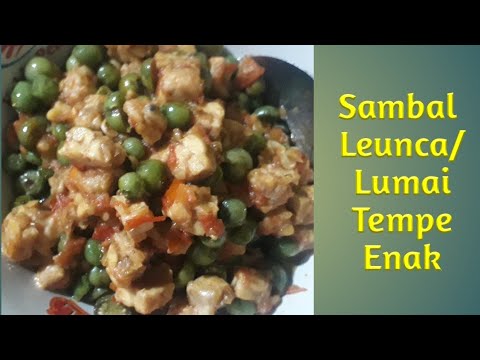 Cara Masak Sambal Leunca atau Lumai Campur Tempe Yang Enak - YouTube
