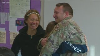 7's Hero: Nampa military dad surprises his kids at school with a surprise Christmas homecoming