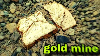 I found gold in the old mine.  #gold #mine