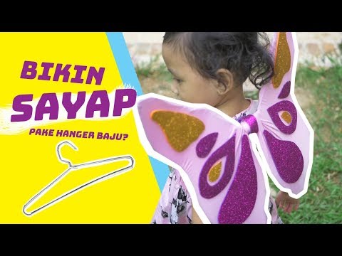 DIY Cara Membuat Sayap Kupu-kupu | super gampang !