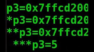 Short lecture 13: Double c pointer, triple c pointer tutorial