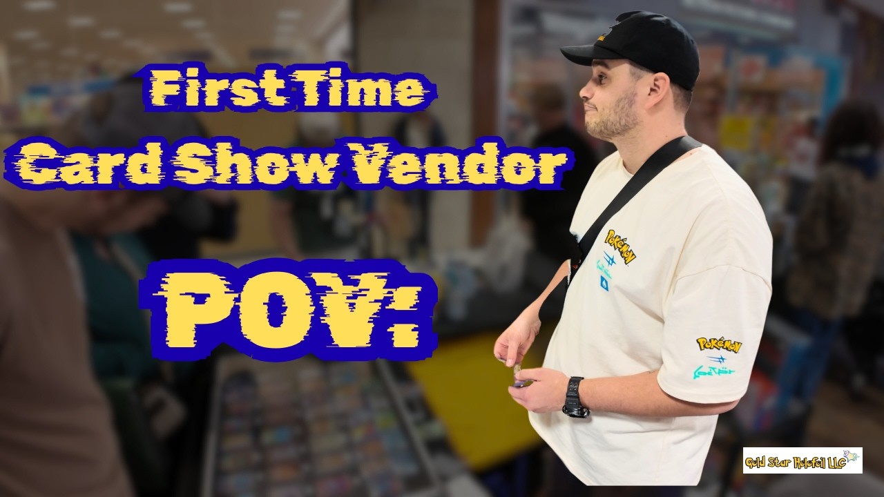 FIRST TIME EVER being a Pokémon Vendor at a full on Card Show. DID WE JUST BREAK THE SYSTEM?!