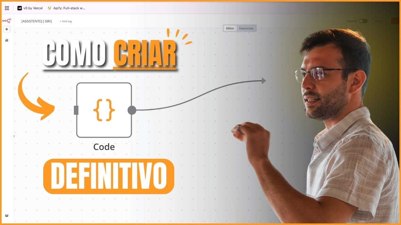 CRIANDO NÓ CODE NO N8N SEM SABER PROGRAMAR - YouTube