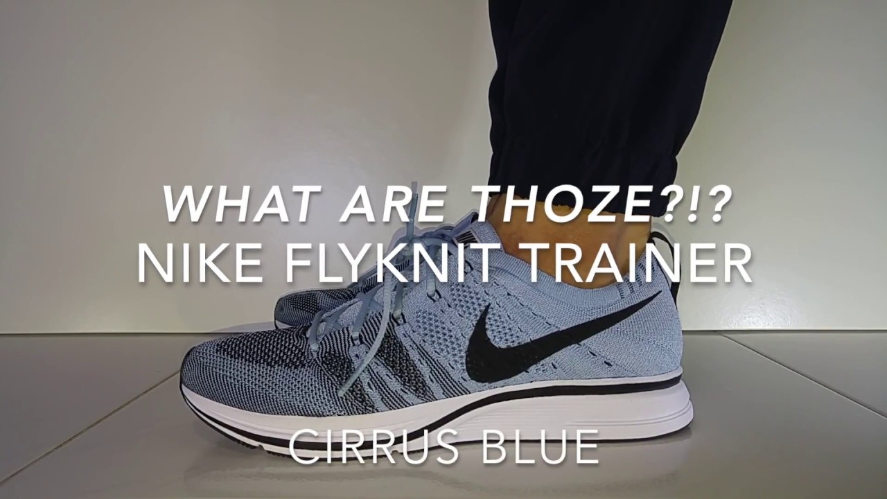 cirrus blue flyknit trainer