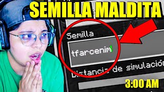 ENTRAMOS A LA SEMILLA SECRETA Y MALDITA DE MINECRAFT A LAS 3:00 AM 😱 | Fue muy extraño | Pathofail