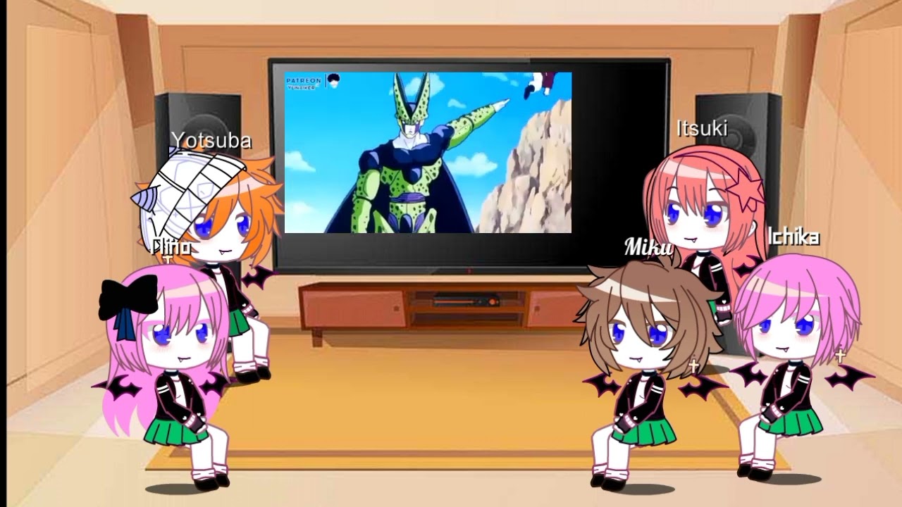 Las quintillizas reaccionan a la saga de cell yunaiker