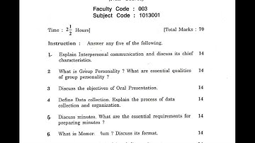 Scientific technical communication and skills questions paper bsc sem-3 2021 saurashtra university