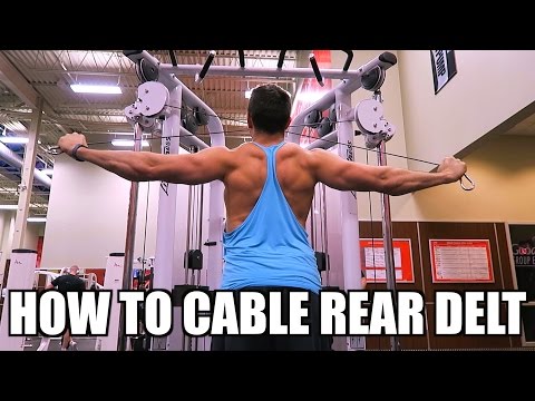 How To: Cable Rear Delt Fly Exercise