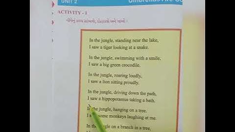 std 5 english unit 2 umbrellas are colourful   activity 1 poem