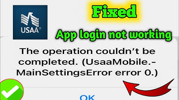 Fix USAA bank app isn