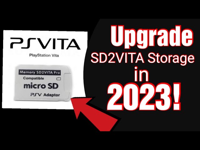 Upgrade SD2Vita storage in 2023! 