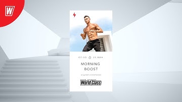 MORNING BOOST с Андреем Кухаренко | 11 января 2023 | Онлайн-тренировки World Class