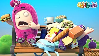 oddbods a day with newt funny cartoons for children