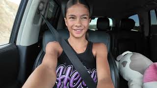 Vlogging while on my way to the cheer gym