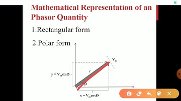 mathematical representation of phasor