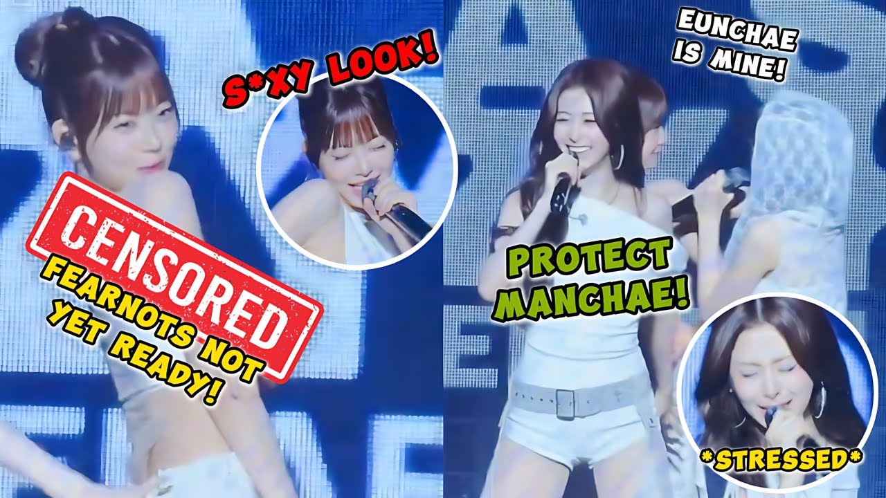 LE SSERAFIM is not yet ready for EUNCHAE to take on this concept (protect manchae!) 😆