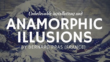 Anamorphic illusions & found-object ART INSTALLATIONS in 3D