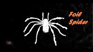 How to Make Spider From Foil/ Foil Paper Craft