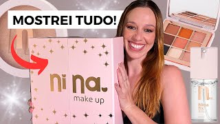 Calendário Advento Nina Makeup: Tudo o que veio + Tutorial de make! | Por Lita Mello