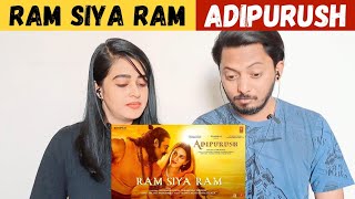 Ram Siya Ram (Hindi REACTION) Adipurush | Prabhas | Sachet-Parampara, Manoj Muntashir S