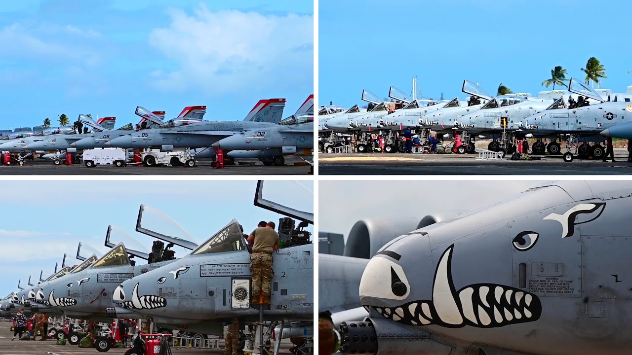 944th Fighter Wing bring 200+ Airmen, 10 A-10 Warthogs to RIMPAC 2022