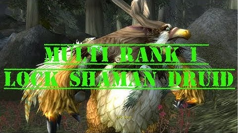 Rank 1 Lock Shaman Druid (Hotted ft Rzn) vs 2400 Fire Mage Lock Shaman (Skype comm)