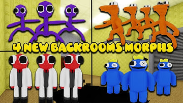 How To Get ALL NEW 4 MORPHS in Backrooms Morphs - ROBLOX - UPDATE