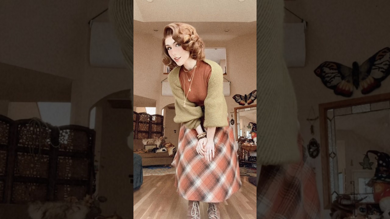 Vintage yet whimsical autumn aesthetic