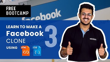 Lets Make a  @Facebook  Clone | Cloning Facebook using HTML & CSS | Free 7-Days Bootcamp | Day 03