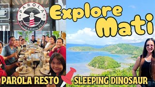 The Massive Sleeping Dinosaur and Great food at Parola Restaurant in Mati, Davao Oriental