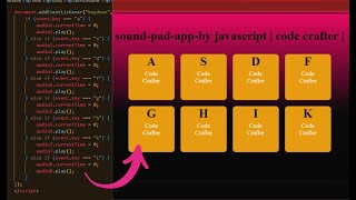 code crafter - sound pad app  by javascript - NO  TALKING