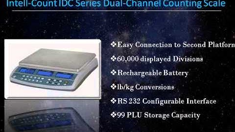 An Overview about Different Types of Counting Scales
