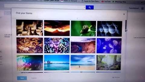 How To Change Your Gmail Theme background Image
