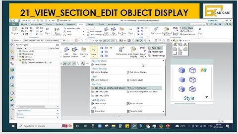 21_VIEW SECTION EDIT OBJECT DISPLAY