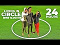 LIVING IN CIRCLE FOR 24 HOURS | Rimorav Vlogs